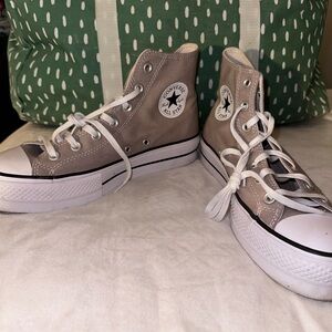 Converse Women's High-Top Sneakers - Beige